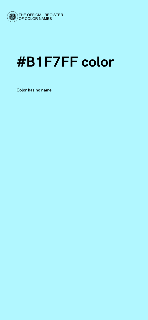 #B1F7FF color image