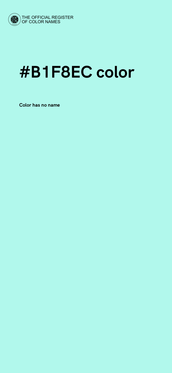 #B1F8EC color image