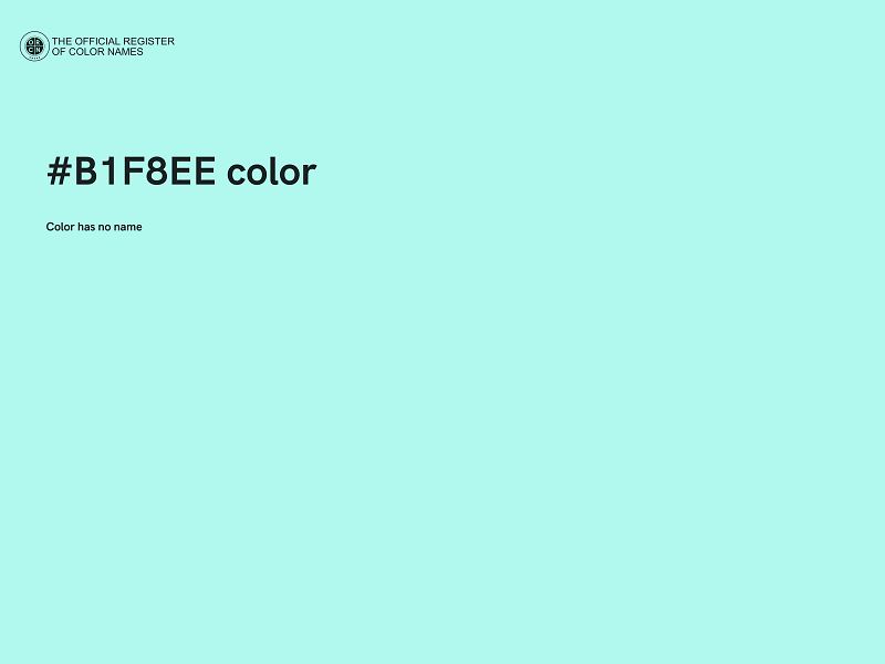 #B1F8EE color image