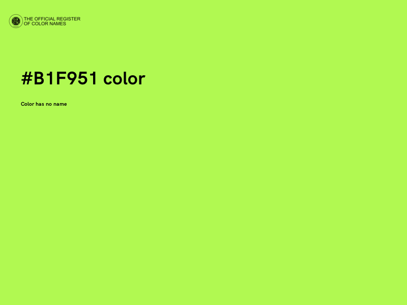 #B1F951 color image