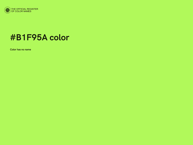 #B1F95A color image