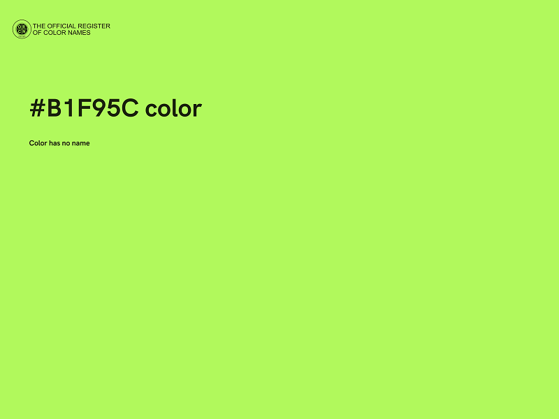 #B1F95C color image