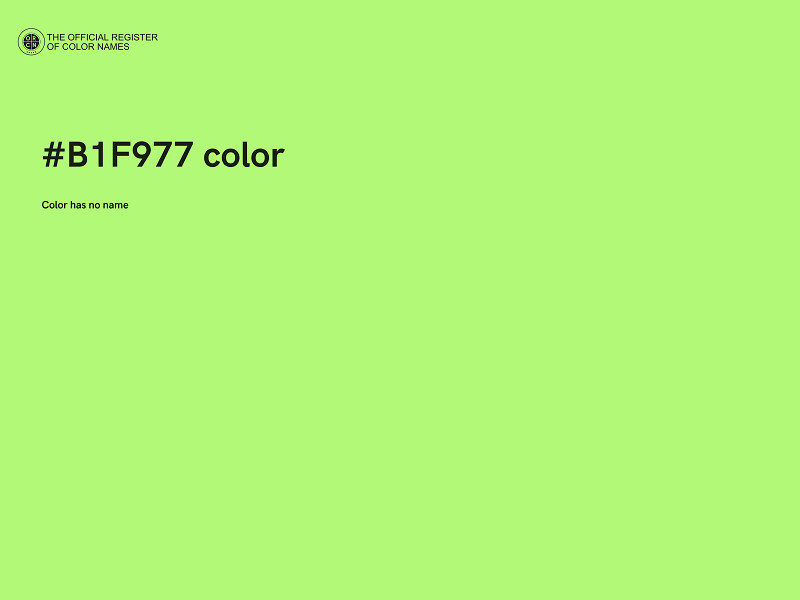 #B1F977 color image