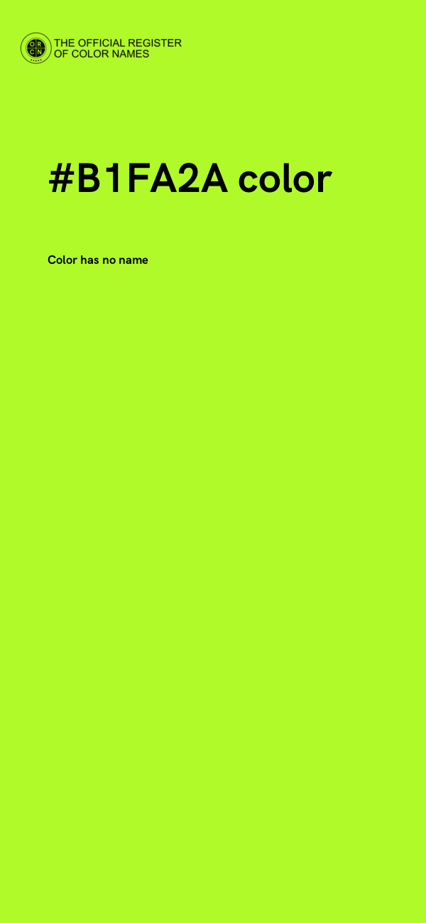 #B1FA2A color image