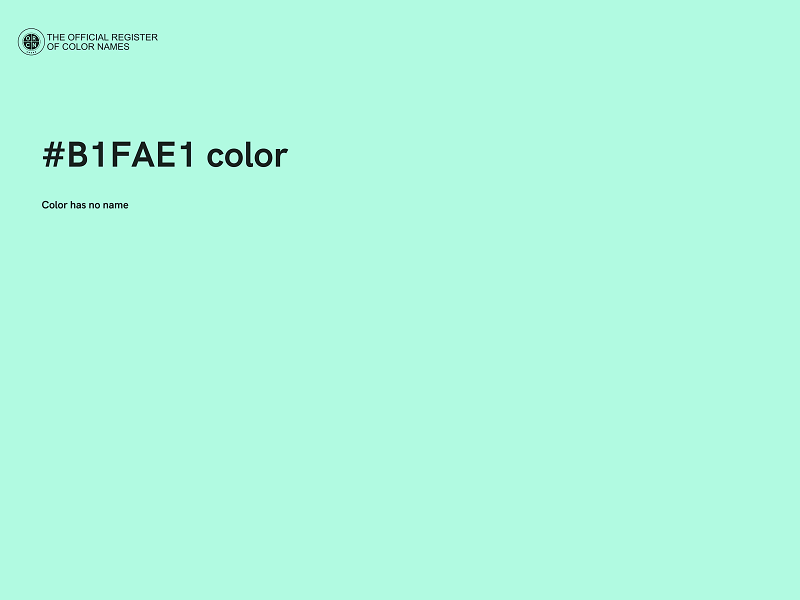 #B1FAE1 color image