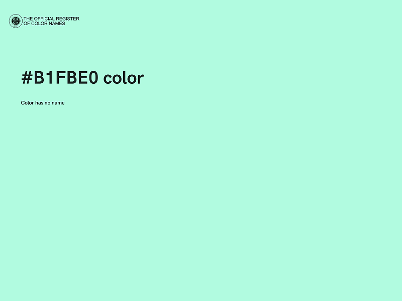 #B1FBE0 color image