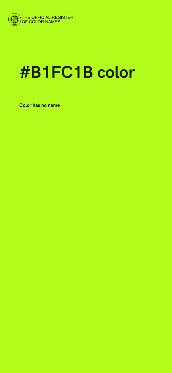 #B1FC1B color image