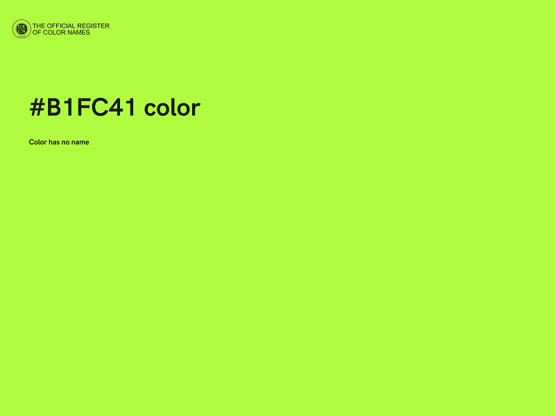 #B1FC41 color image