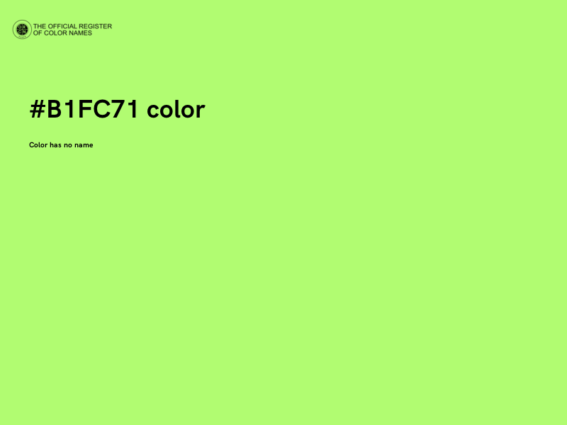 #B1FC71 color image