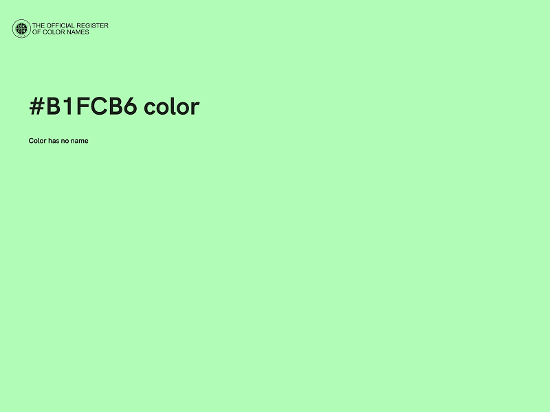 #B1FCB6 color image