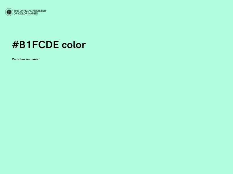 #B1FCDE color image