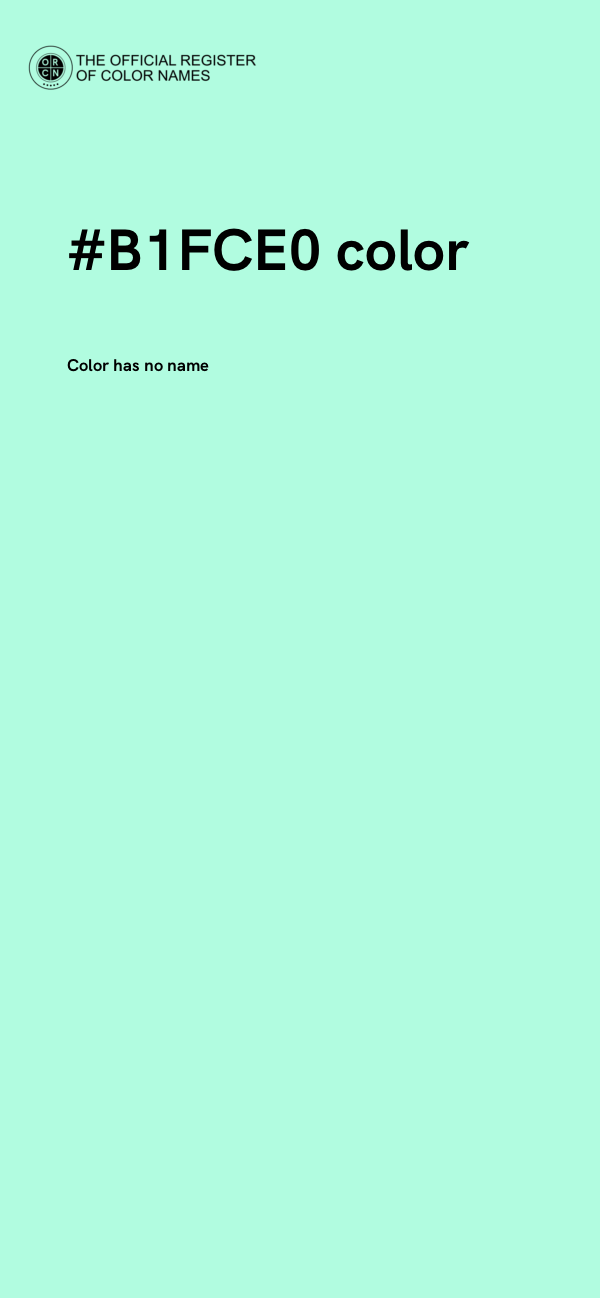 #B1FCE0 color image