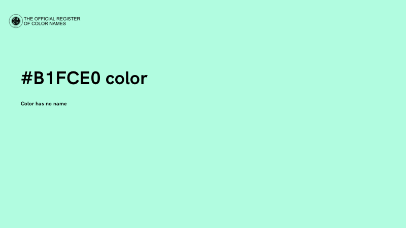 #B1FCE0 color image