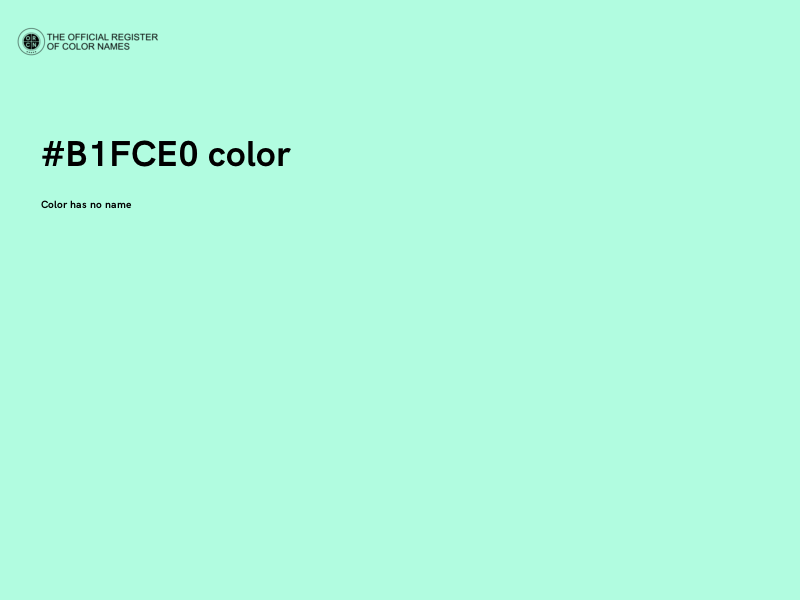 #B1FCE0 color image