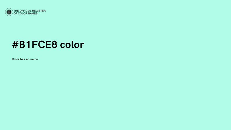 #B1FCE8 color image
