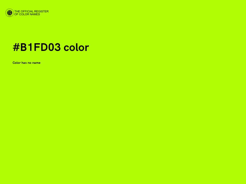 #B1FD03 color image