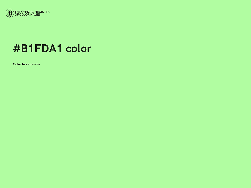 #B1FDA1 color image