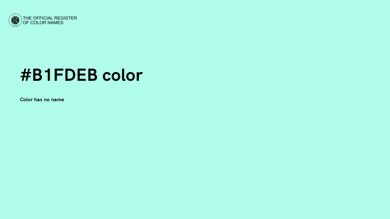 #B1FDEB color image