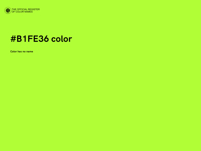 #B1FE36 color image