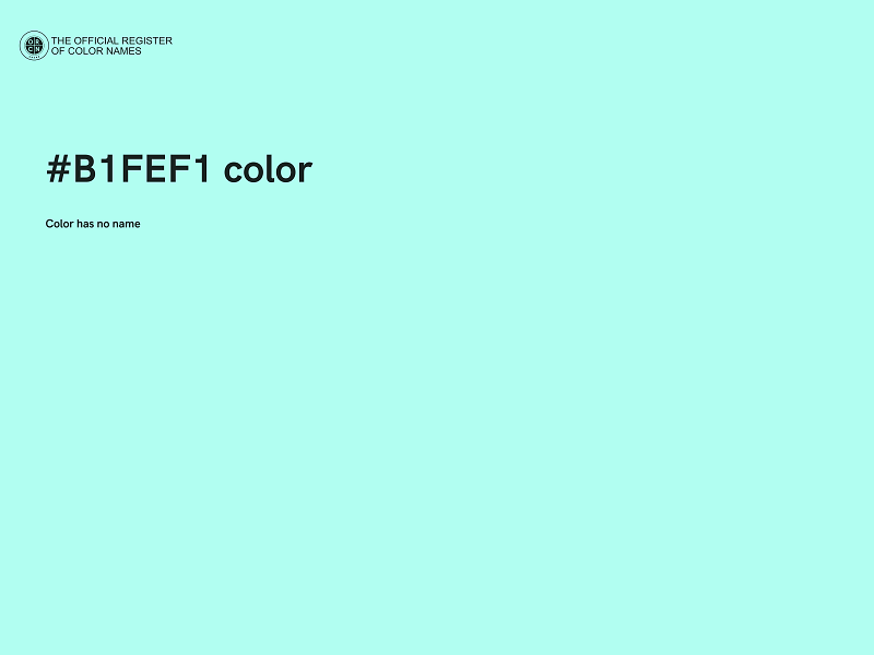 #B1FEF1 color image