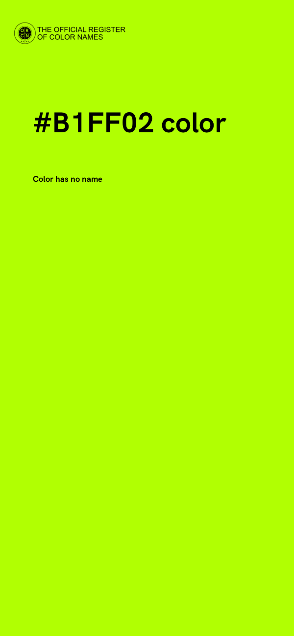 #B1FF02 color image
