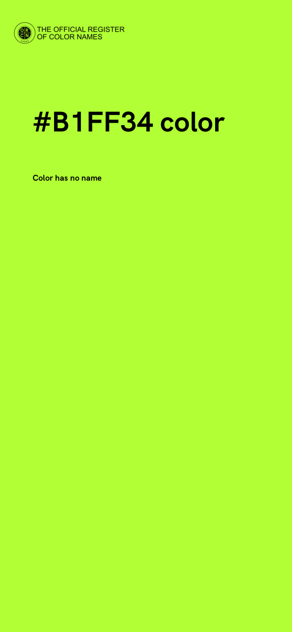 #B1FF34 color image