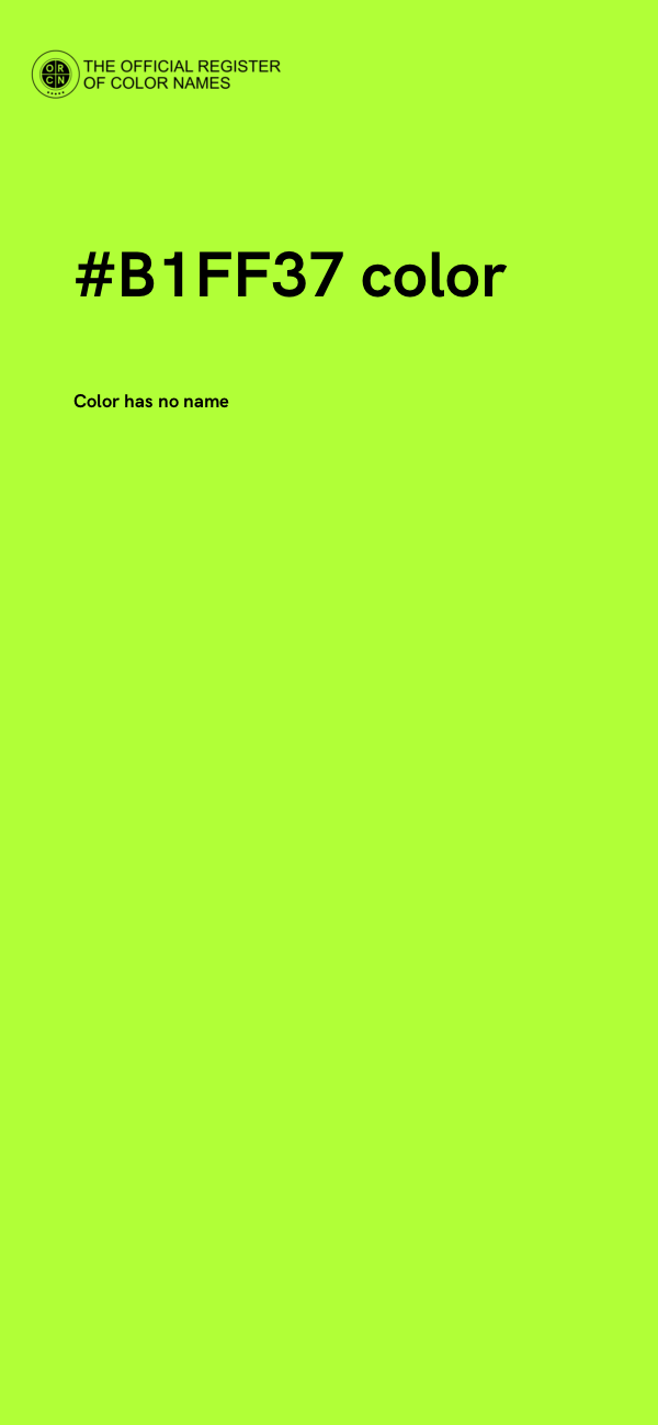 #B1FF37 color image