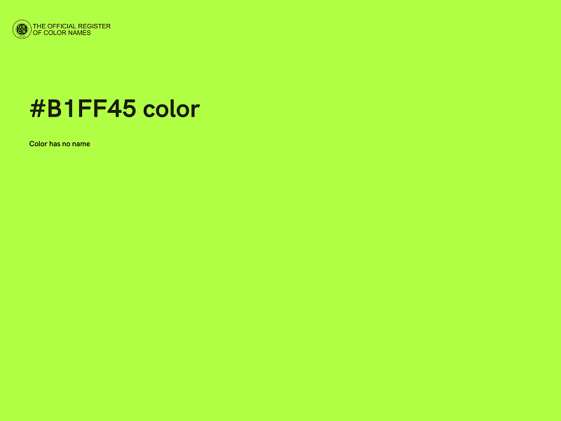 #B1FF45 color image