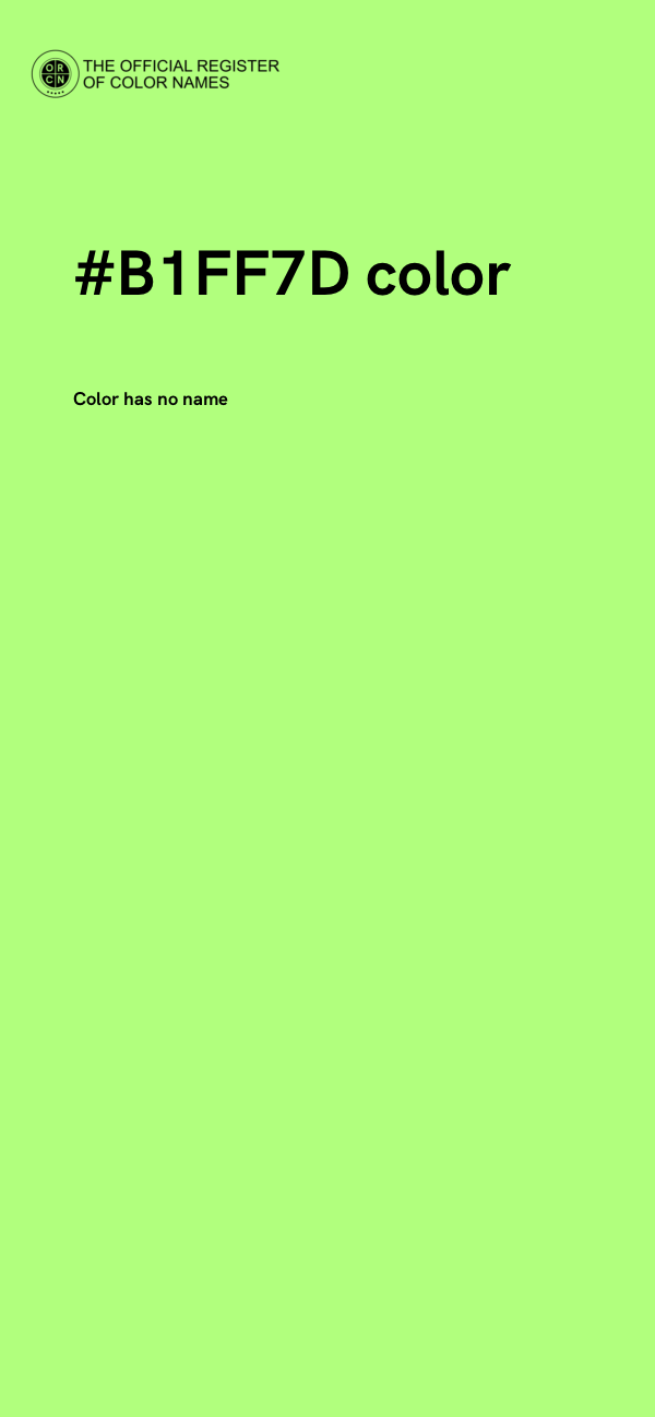 #B1FF7D color image