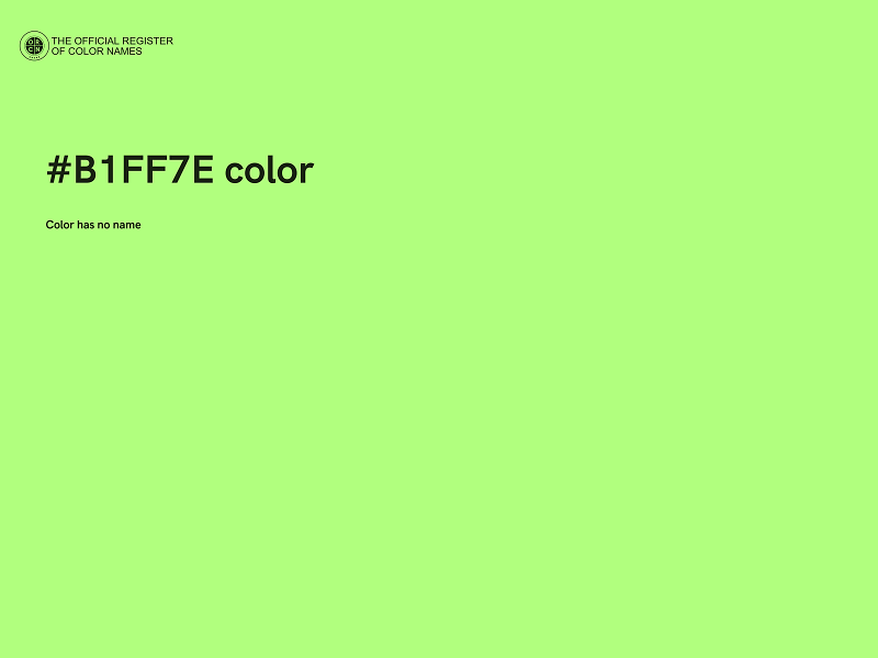 #B1FF7E color image