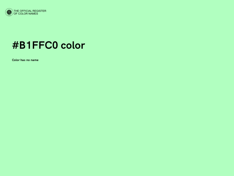 #B1FFC0 color image