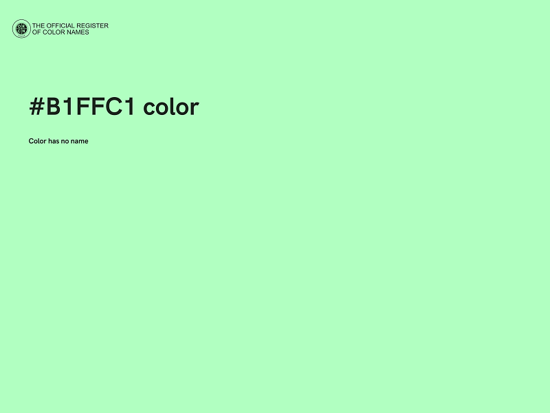 #B1FFC1 color image