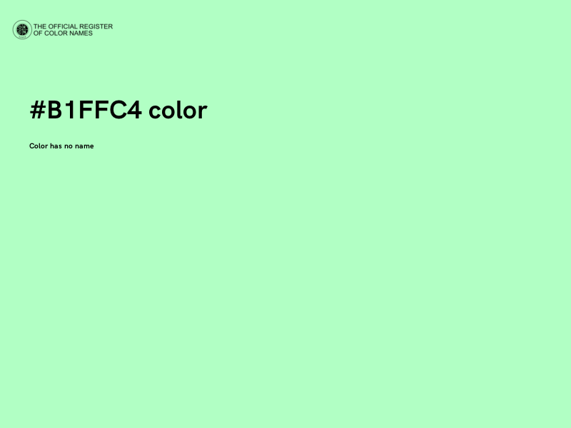 #B1FFC4 color image