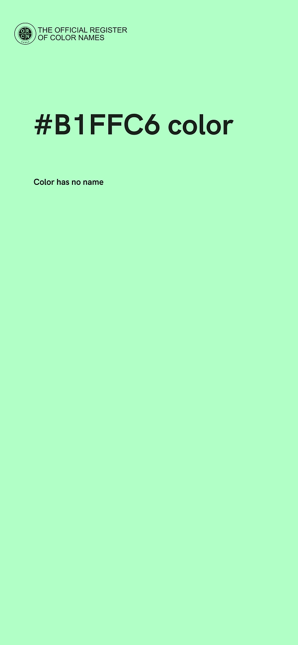 #B1FFC6 color image