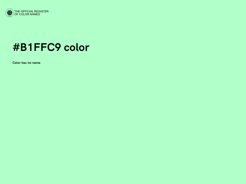 #B1FFC9 color image