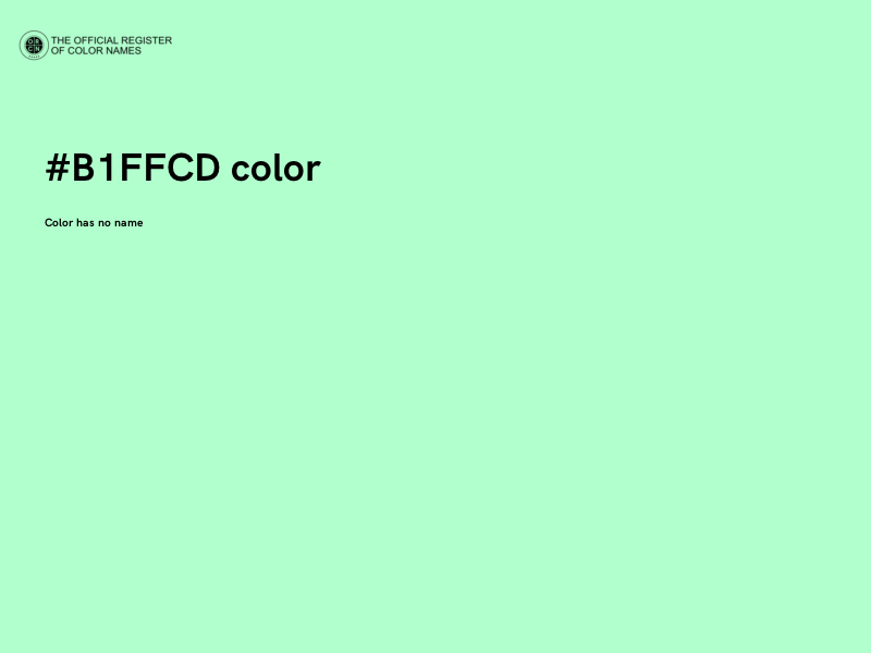 #B1FFCD color image