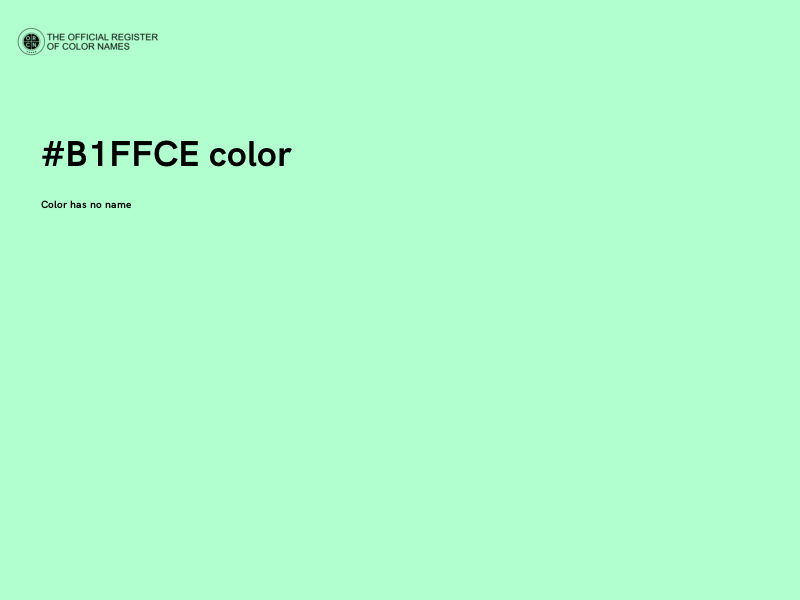 #B1FFCE color image