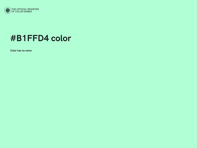 #B1FFD4 color image
