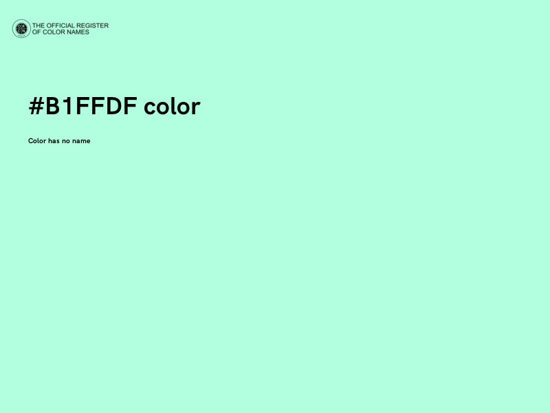 #B1FFDF color image