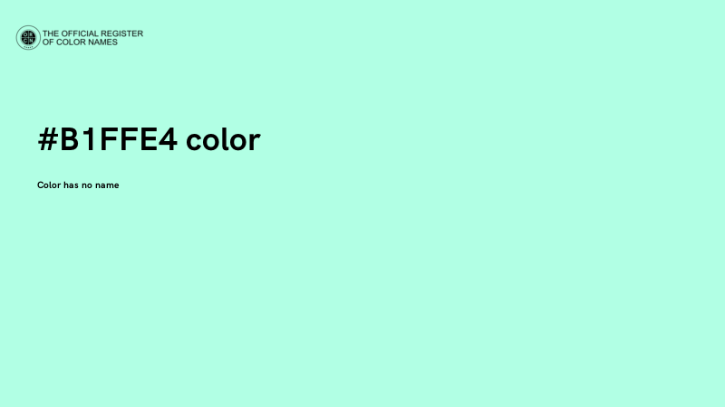#B1FFE4 color image