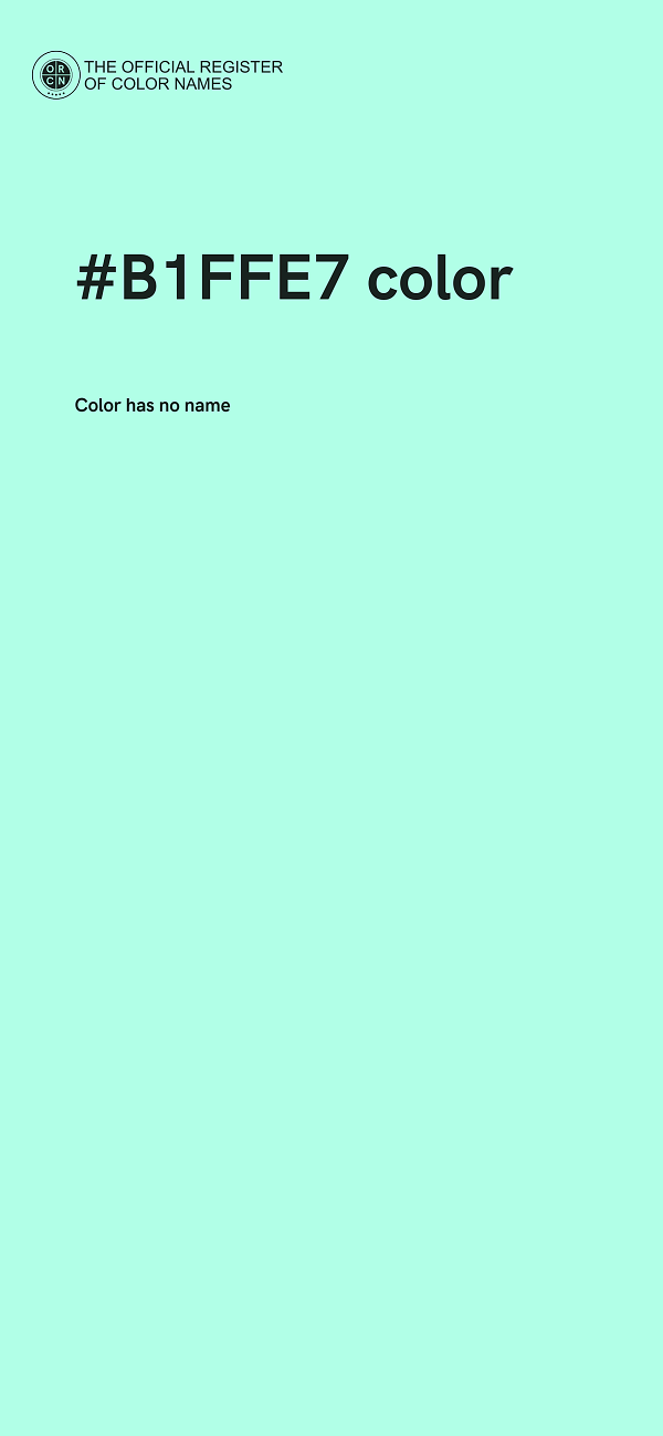 #B1FFE7 color image