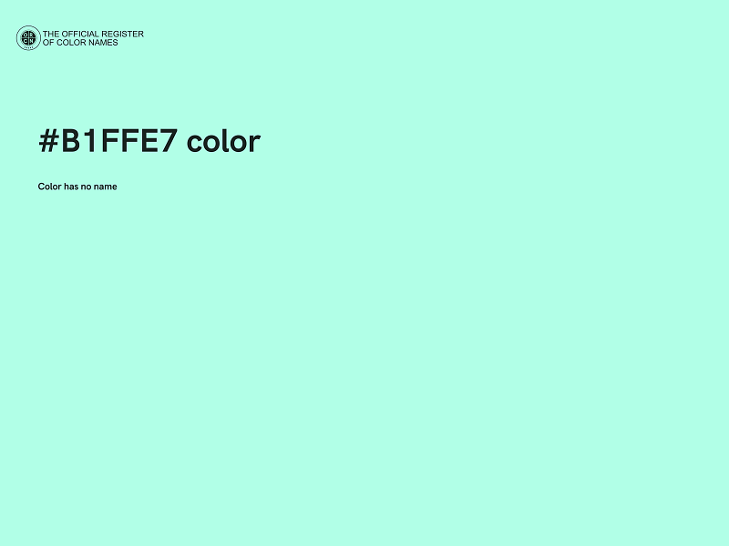 #B1FFE7 color image