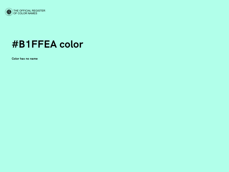 #B1FFEA color image
