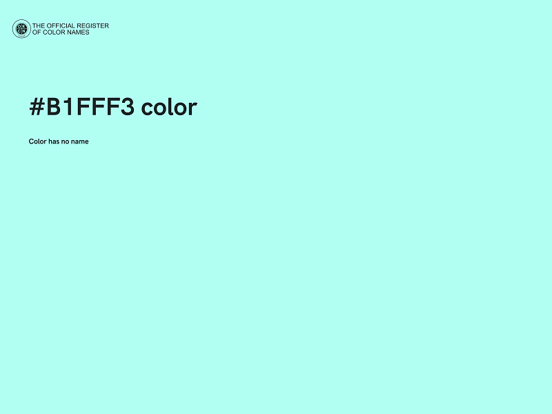 #B1FFF3 color image