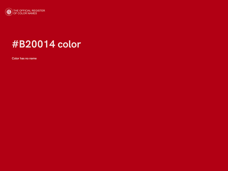 #B20014 color image