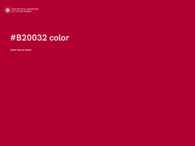 #B20032 color image