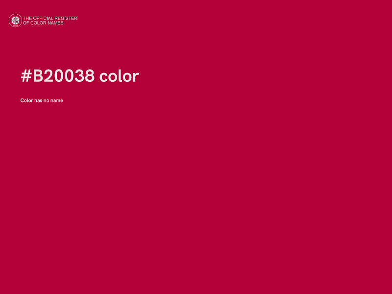 #B20038 color image