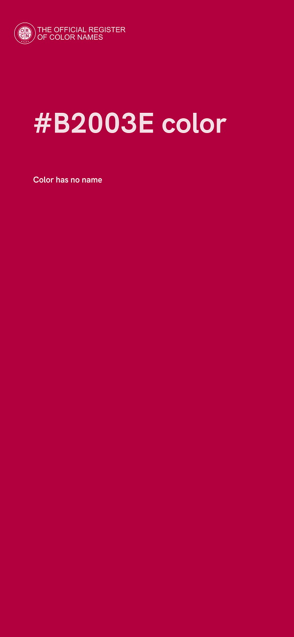 #B2003E color image