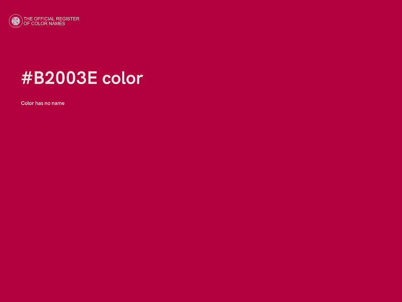 #B2003E color image