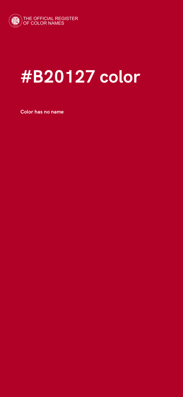 #B20127 color image